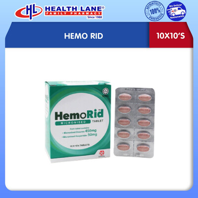 HEMO RID (10x10'S)